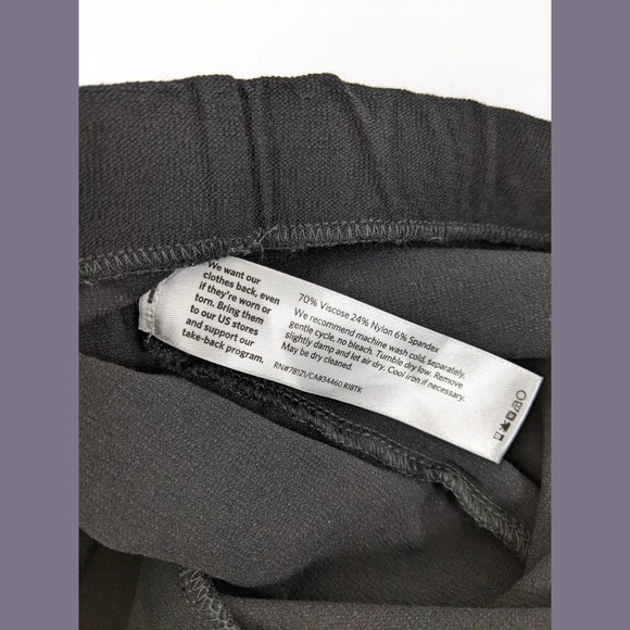 Eileen Fisher Women's Stretch Crepe Slim Ankle Pants In Graphite - Picture 7 of 7